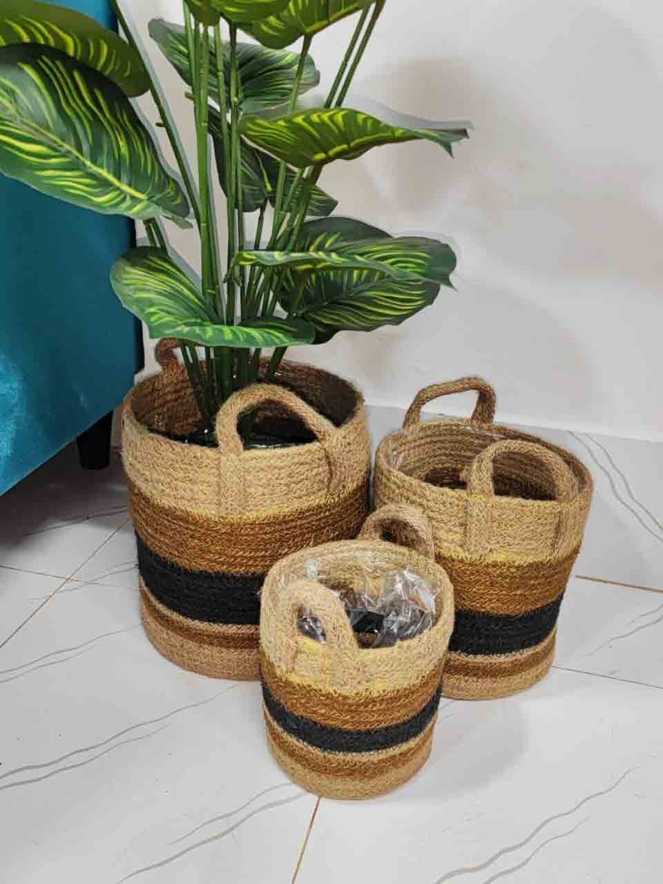 Handcrafted Jute Baskets